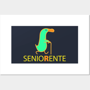 Senior pension duck (b) Posters and Art